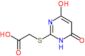 [(4-hydroxy-6-oxo-1,6-dihydropyrimidin-2-yl)sulfanyl]acetic acid