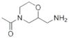 2-Morpholineméthanamine, 4-acétyl- (9CI)