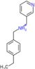 (4-ethylphenyl)-N-(pyridin-3-ylmethyl)methanaminium