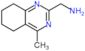 (4-methyl-5,6,7,8-tetrahydroquinazolin-2-yl)methanamine