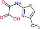 [(4-methyl-1,3-thiazol-2-yl)amino](oxo)acetic acid
