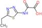 2-[(5-ethyl-1,3,4-thiadiazol-2-yl)amino]-2-oxo-acetic acid