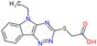 [(5-ethyl-5H-[1,2,4]triazino[5,6-b]indol-3-yl)sulfanyl]acetic acid