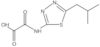 2-[[5-(2-Methylpropyl)-1,3,4-thiadiazol-2-yl]amino]-2-oxoacetic acid