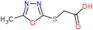 [(5-methyl-1,3,4-oxadiazol-2-yl)sulfanyl]acetic acid