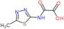 2-[(5-methyl-1,3,4-thiadiazol-2-yl)amino]-2-oxo-acetic acid