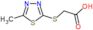 [(5-methyl-1,3,4-thiadiazol-2-yl)sulfanyl]acetic acid