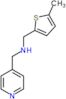 1-(5-methylthiophen-2-yl)-N-(pyridin-4-ylmethyl)methanamine