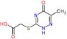 acido [(6-metil-5-osso-2,5-diidro-1,2,4-triazin-3-il)tio]acetico