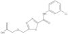 2-[[5-[[(3-Chlorophenyl)amino]carbonyl]-1,3,4-thiadiazol-2-yl]methoxy]acetic acid