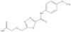 2-[[5-[[(4-Methoxyphenyl)amino]carbonyl]-1,3,4-thiadiazol-2-yl]methoxy]acetic acid