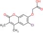 [(6-chloro-3,4-dimethyl-2-oxo-2H-chromen-7-yl)oxy]acetic acid