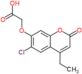 [(6-chloro-4-ethyl-2-oxo-2H-chromen-7-yl)oxy]acetic acid