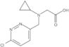 N-[(6-Chloro-3-pyridazinyl)methyl]-N-cyclopropylglycine