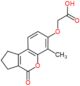 [(6-methyl-4-oxo-1,2,3,4-tetrahydrocyclopenta[c]chromen-7-yl)oxy]acetic acid