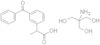 Benzeneacetic acid, 3-benzoyl-α-methyl-, compd. with 2-amino-2-(hydroxymethyl)-1,3-propanediol (1:…