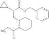 Phenylmethyl N-[[1-(2-aminoacetyl)-2-piperidinyl]methyl]-N-cyclopropylcarbamate