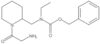 Phenylmethyl N-[[1-(2-aminoacetyl)-2-piperidinyl]methyl]-N-ethylcarbamate