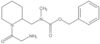 Phenylmethyl N-[[1-(2-aminoacetyl)-2-piperidinyl]methyl]-N-methylcarbamate