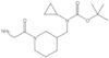 1,1-Dimethylethyl N-[[1-(2-aminoacetyl)-3-piperidinyl]methyl]-N-cyclopropylcarbamate