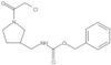 Phenylmethyl N-[[1-(2-chloroacetyl)-3-pyrrolidinyl]methyl]carbamate