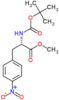 methyl N-(tert-butoxycarbonyl)-4-nitro-L-phenylalaninate
