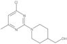 1-(4-Chloro-6-methyl-2-pyrimidinyl)-4-piperidinemethanol