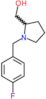 [1-(4-fluorobenzyl)pyrrolidin-2-yl]methanol