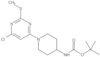 1,1-Dimethylethyl N-[1-[6-chloro-2-(methylthio)-4-pyrimidinyl]-4-piperidinyl]carbamate