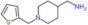 1-[1-(thiophen-2-ylmethyl)piperidin-4-yl]methanamine