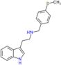 2-(1H-indol-3-yl)-N-[4-(methylsulfanyl)benzyl]ethanamine