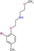 2-(2-bromo-4-methylphenoxy)-N-(2-methoxyethyl)ethanamine