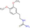 1-[2-(3,4-dimethoxyphenyl)ethyl]thiourea