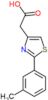 2-(3-METHYLPHENYL)-1,3-THIAZOL-4-YL]ACETIC ACID