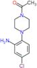 1-[4-(2-Amino-4-chlorophenyl)-1-piperazinyl]ethanone