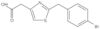 2-[(4-Bromophenyl)methyl]-4-thiazoleacetic acid