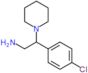 2-(4-chlorophenyl)-2-piperidin-1-ylethanamine