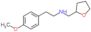 2-(4-methoxyphenyl)-N-(tetrahydrofuran-2-ylmethyl)ethanamine
