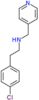 2-(4-chlorophenyl)-N-(pyridin-4-ylmethyl)ethanamine