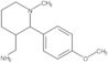 2-(4-Methoxyphenyl)-1-methyl-3-piperidinemethanamine