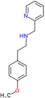 2-(4-methoxyphenyl)-N-(pyridin-2-ylmethyl)ethanamine