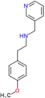 2-(4-methoxyphenyl)-N-(pyridin-3-ylmethyl)ethanamine