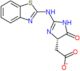 2-(2-Benzothiazolylamino)-4,5-dihydro-5-oxo-1H-imidazole-4-acetic acid