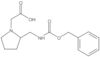 2-[[[(Phenylmethoxy)carbonyl]amino]methyl]-1-pyrrolidineacetic acid