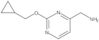 2-(Ciclopropilmetoxi)-4-pirimidinometanamina