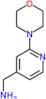 1-(2-morpholin-4-ylpyridin-4-yl)methanamine