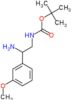 tert-butyl N-[2-amino-2-(3-methoxyphenyl)ethyl]carbamate