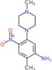 2-methyl-5-(4-methylpiperazin-1-yl)-4-nitroaniline