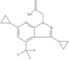 3,6-Dicyclopropyl-4-(trifluoromethyl)-1H-pyrazolo[3,4-b]pyridine-1-acetic acid