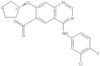 7-((S)-tetrahydrofuran-3-yloxy)-4-(3-chloro-4-fluorophenyl)amino-6-nitroquinazoline